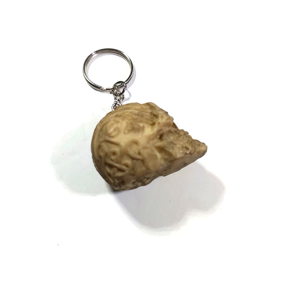 Skull Man Hard Resin ? Keychain Death Halloween Crafts - Picture 3 of 7